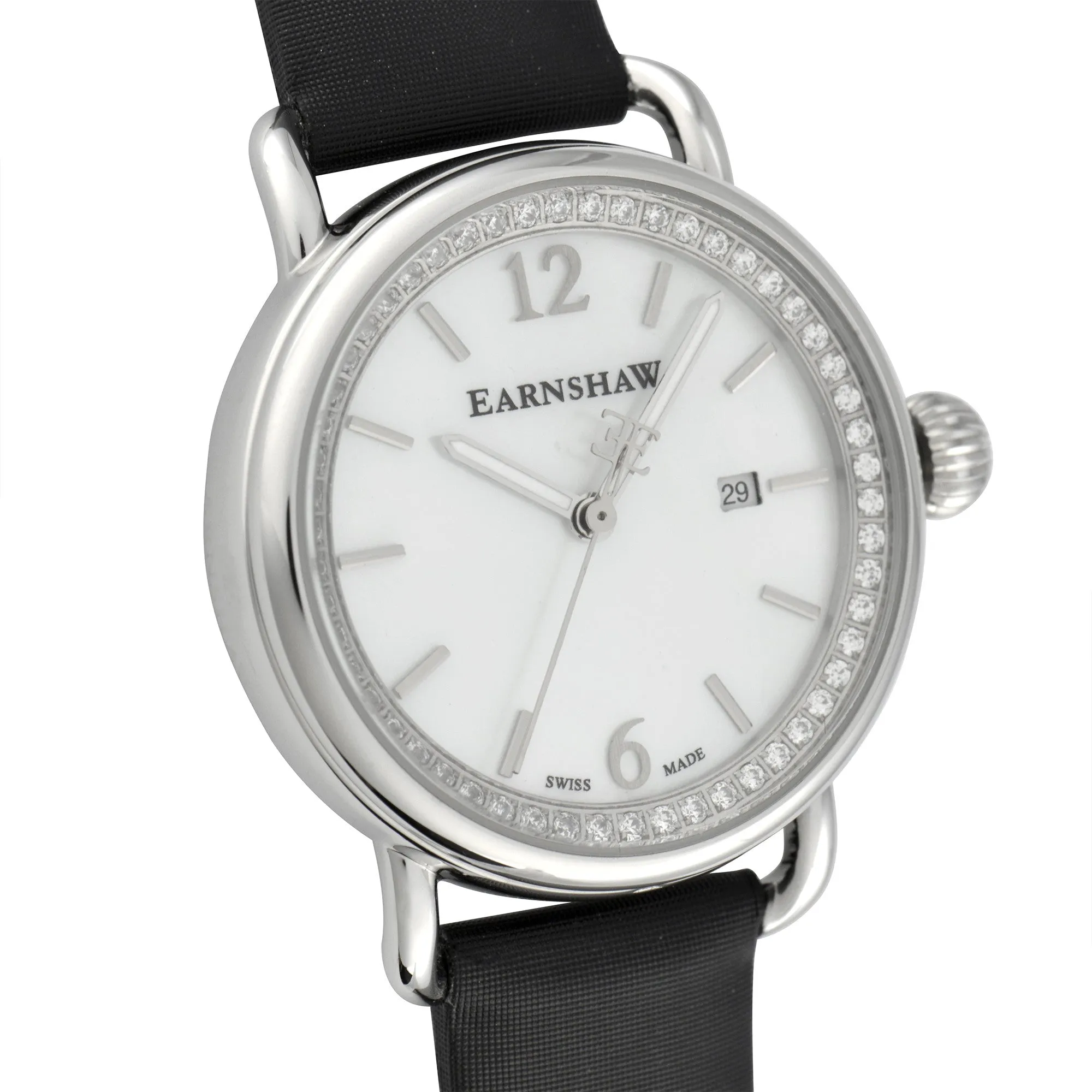 Thomas Earnshaw Investigator 3 Hands Date Milky White