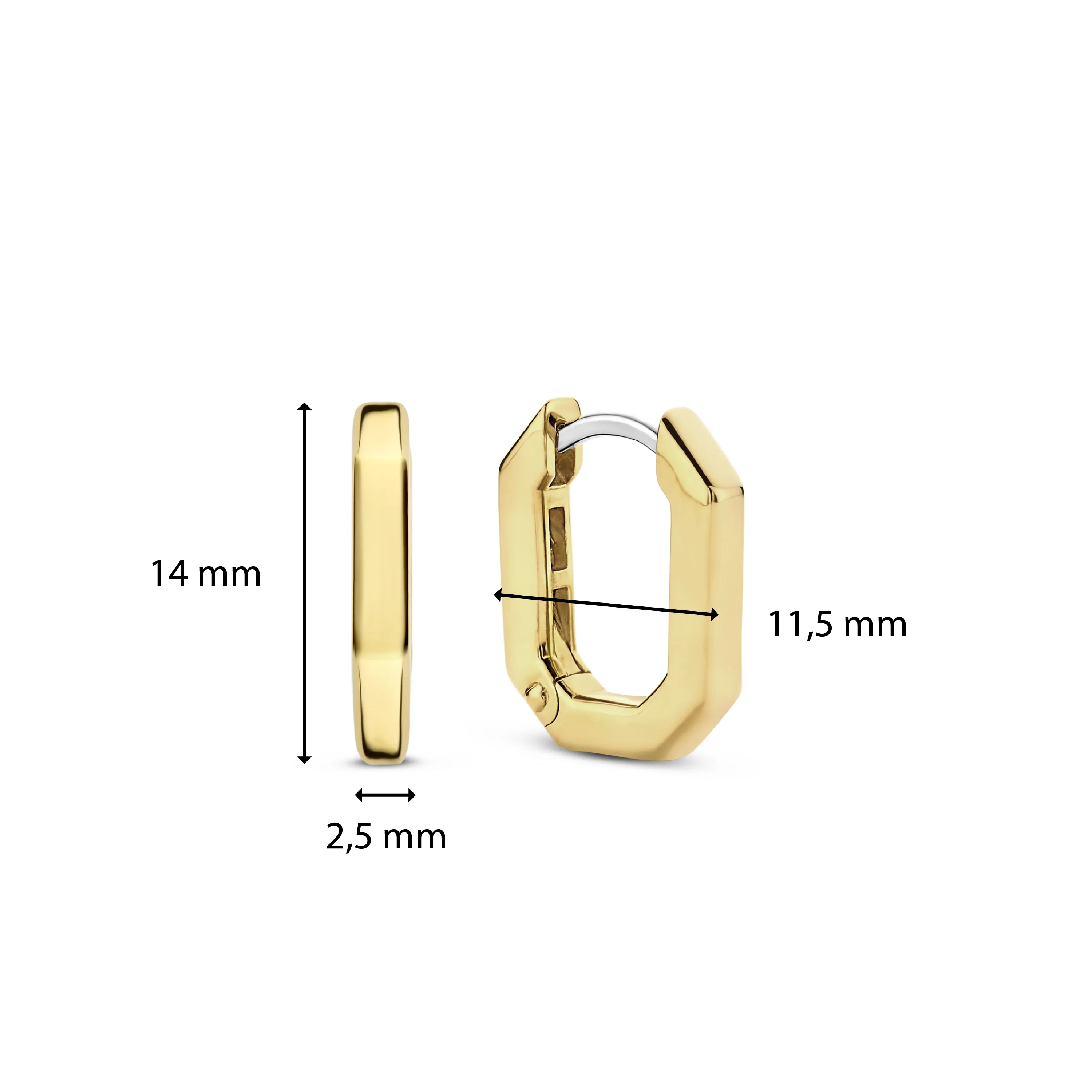 TI SENTO Small Hoops - 7929SY