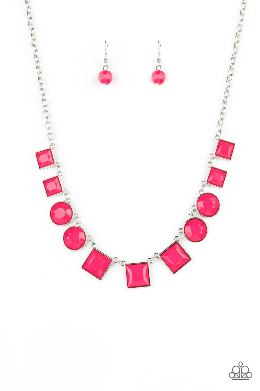 Tic Tac TREND Pink Paparazzi Necklace