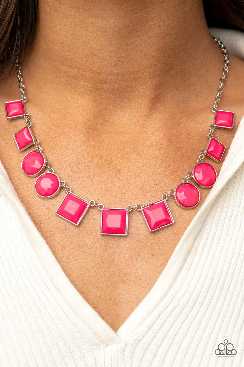 Tic Tac TREND Pink Paparazzi Necklace