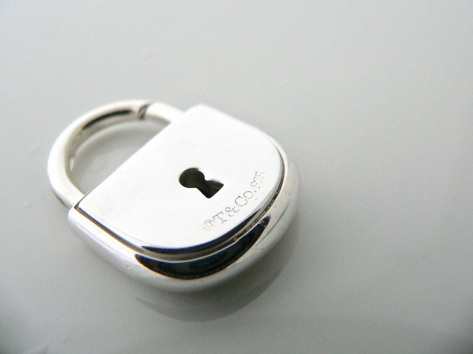Tiffany & Co Arc Round Padlock Lock Pendant Charm 4 Necklace Bracelet Gift Love