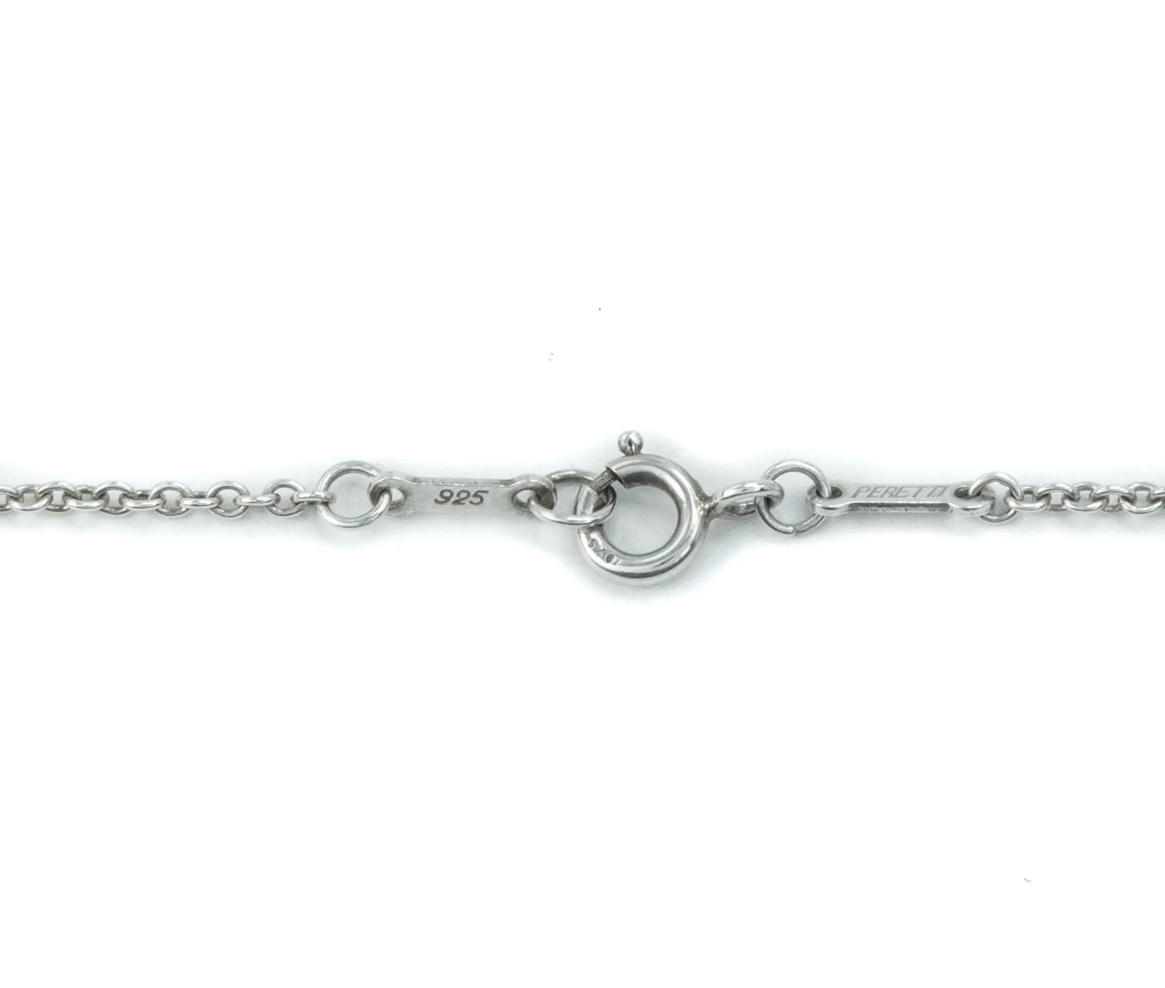 Tiffany & Co Elsa Peretti Open Heart 22mm Pendant Sterling Silver Necklace - 16"