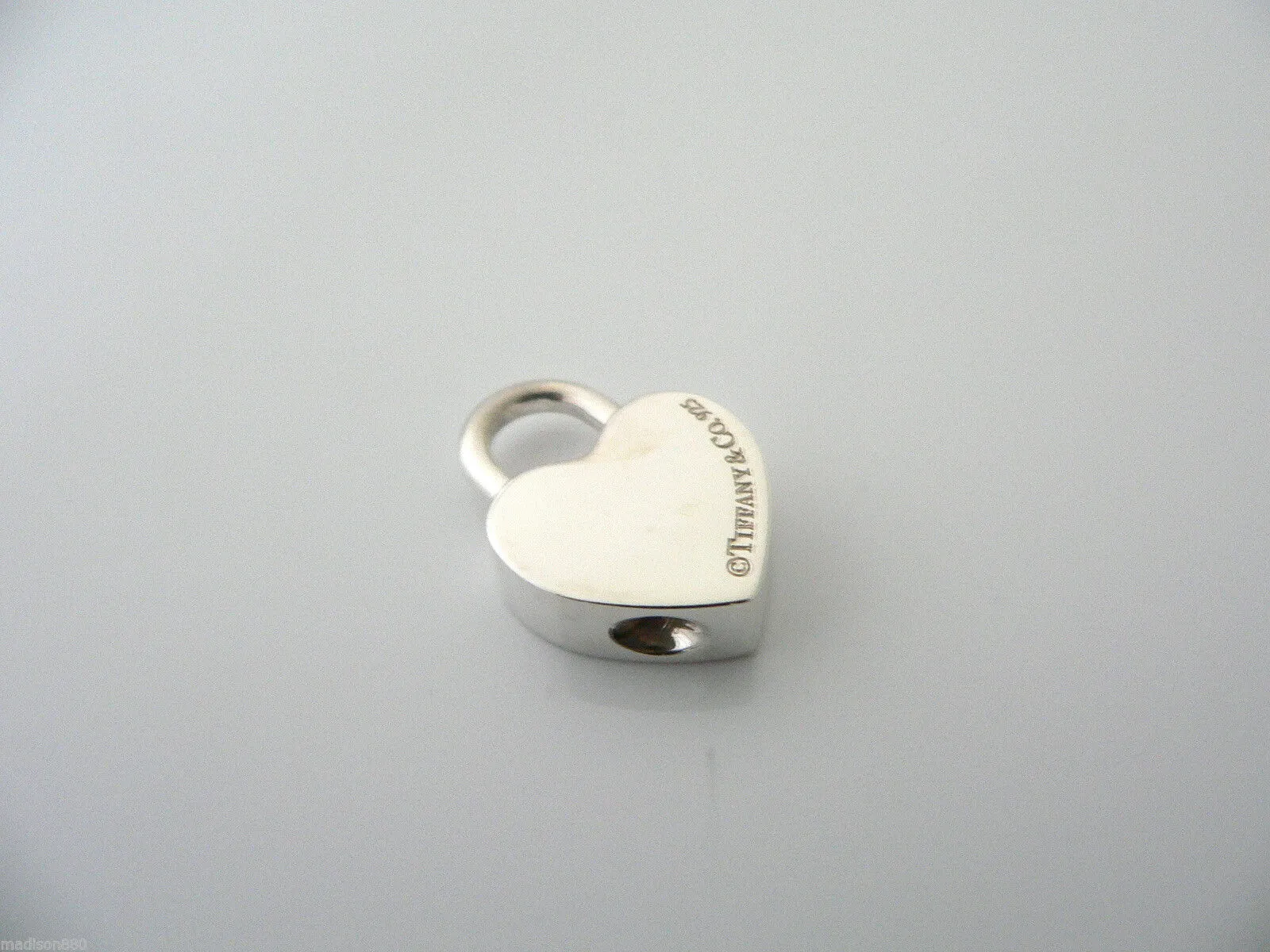 Tiffany & Co Heart Padlock Pendant 4 Necklace Bracelet Blank Excellent Gift