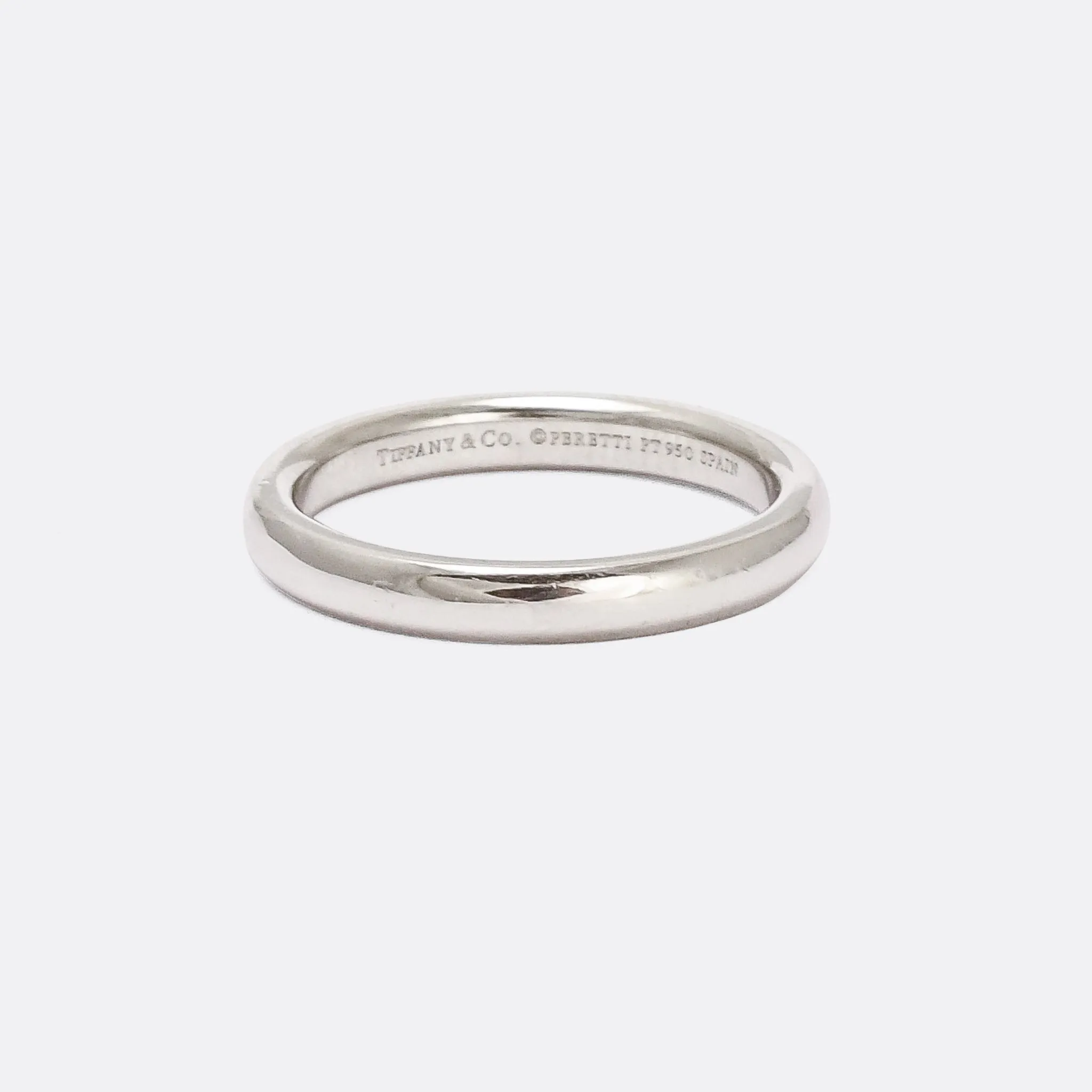 Tiffany & Co. Platinum Stacking Band by Elsa Peretti