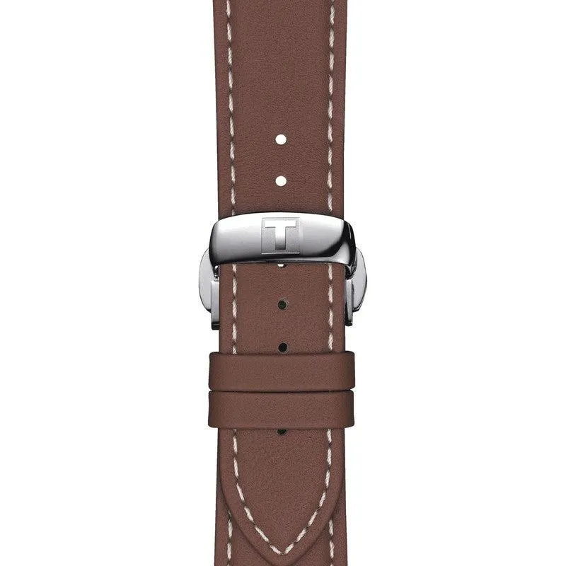 Tissot Official Brown Leather Strap Lugs 21mm