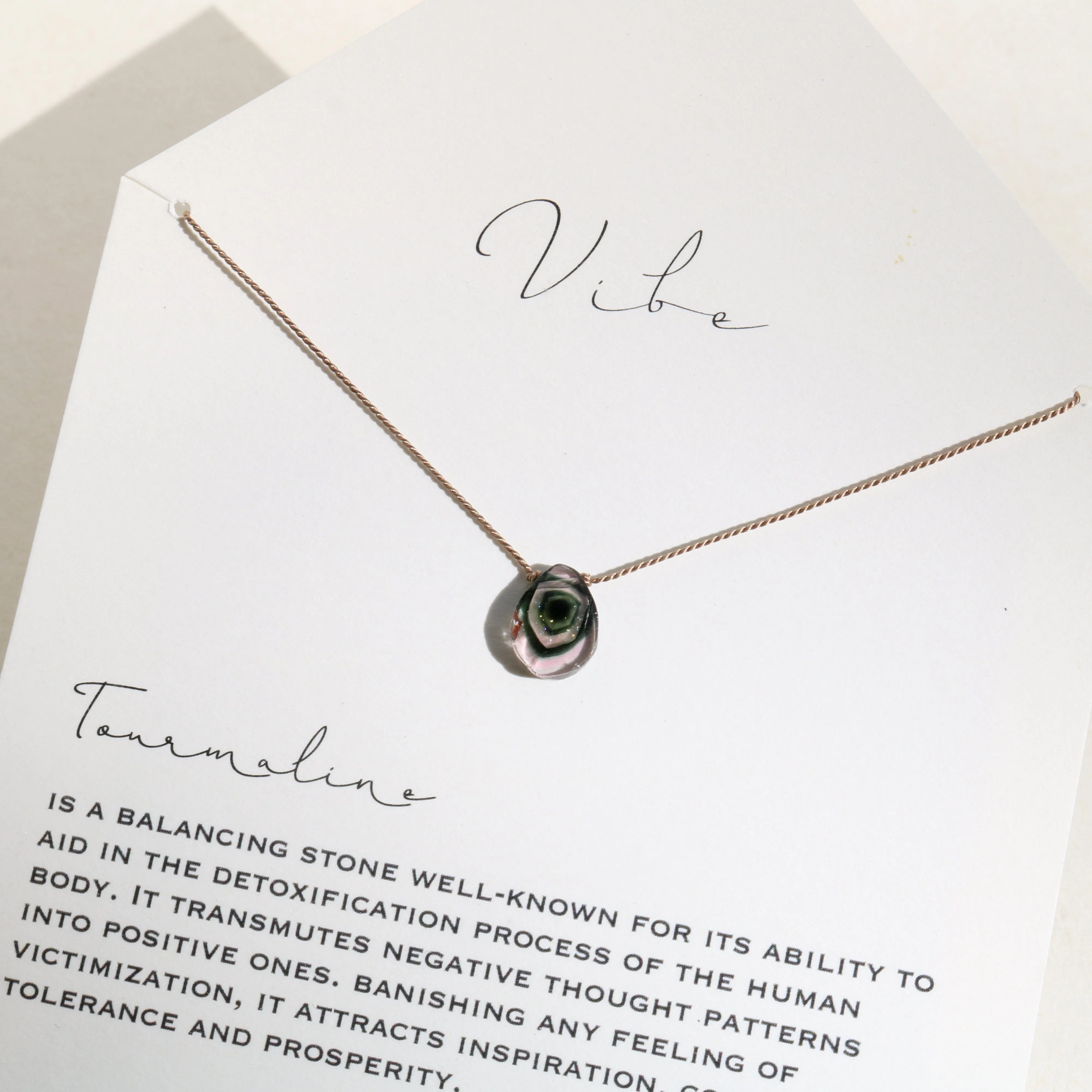 TOURMALINE SLICE | One-of-a-kind