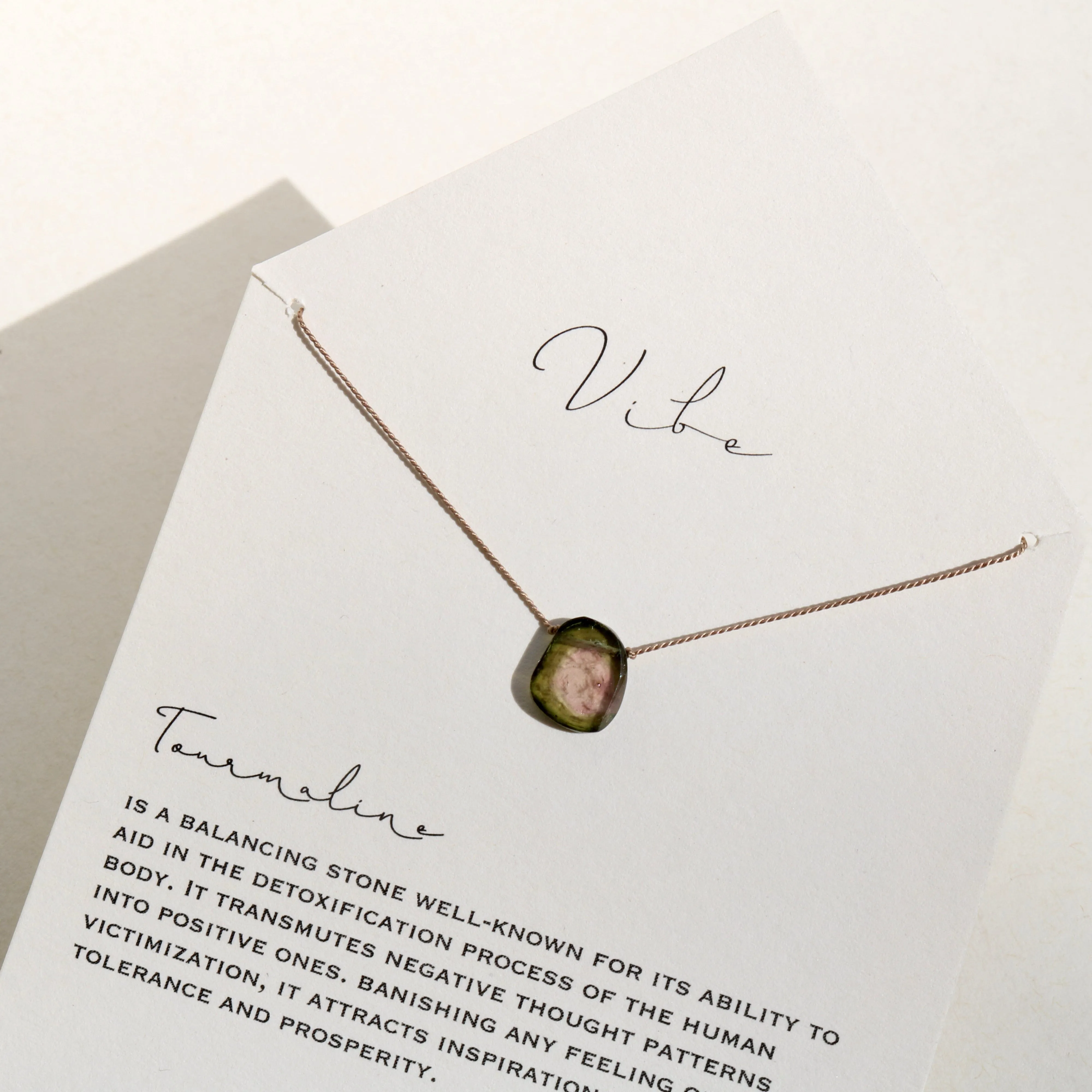 TOURMALINE SLICE | One-of-a-kind