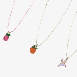 Trio de colliers avec pendentifs, enfant || Trio of necklaces with pendants, child