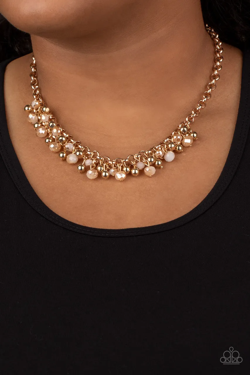 Trust Fund Baby Gold Paparazzi Necklace