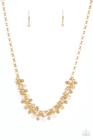 Trust Fund Baby Gold Paparazzi Necklace