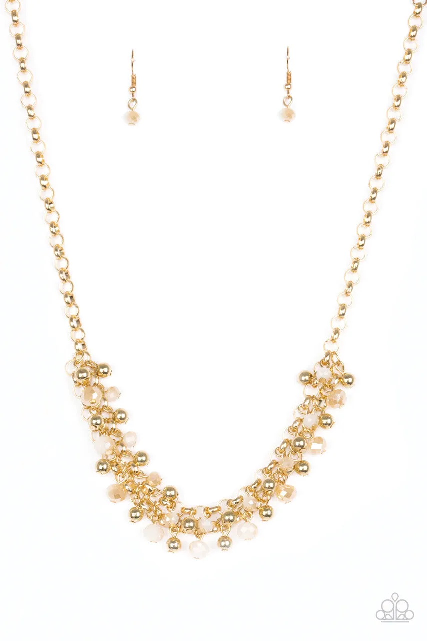 Trust Fund Baby Gold Paparazzi Necklace