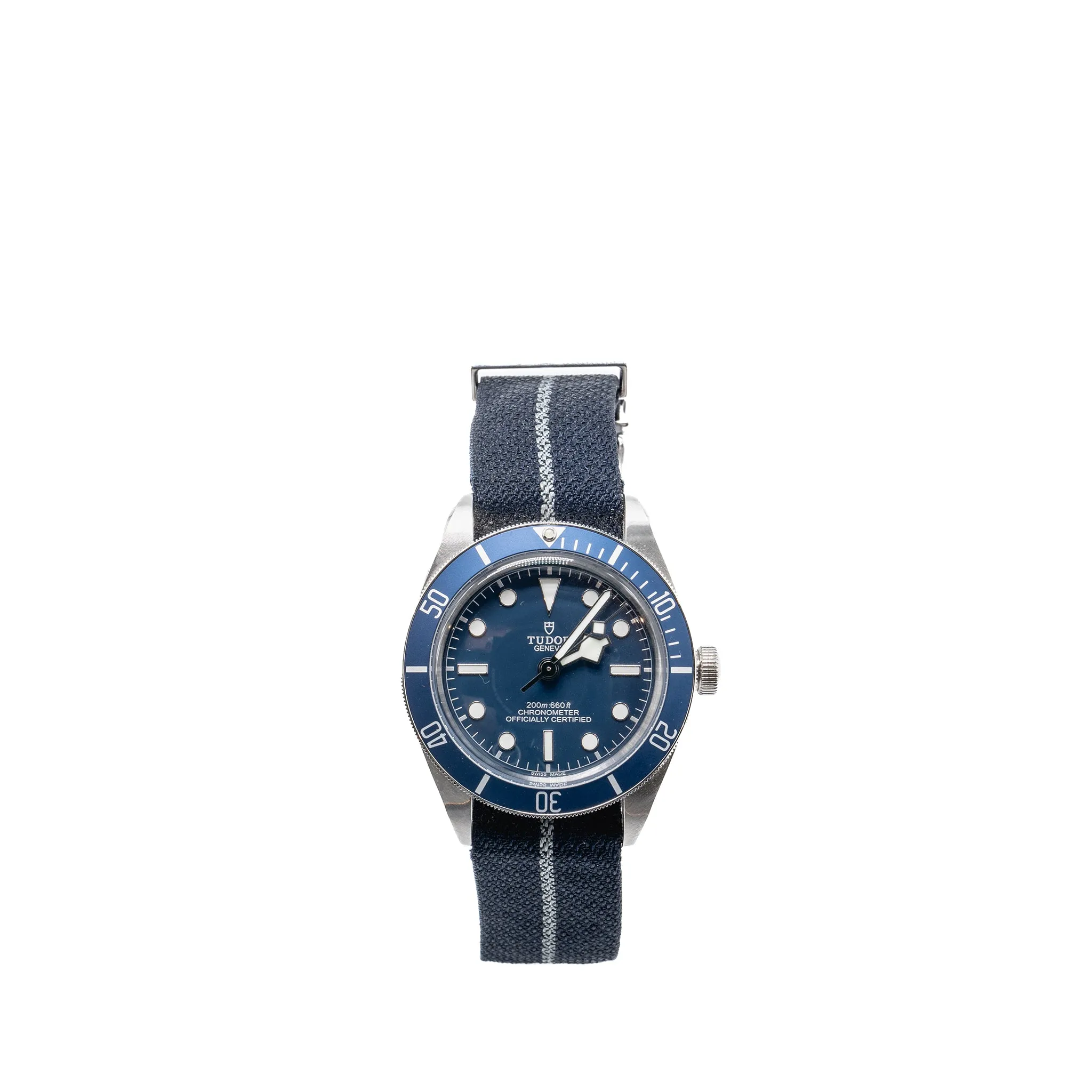 Tudor Black Bay Fifty Eight 39mm Steel Case Blue Fabric Strap Model: 79030B-0003