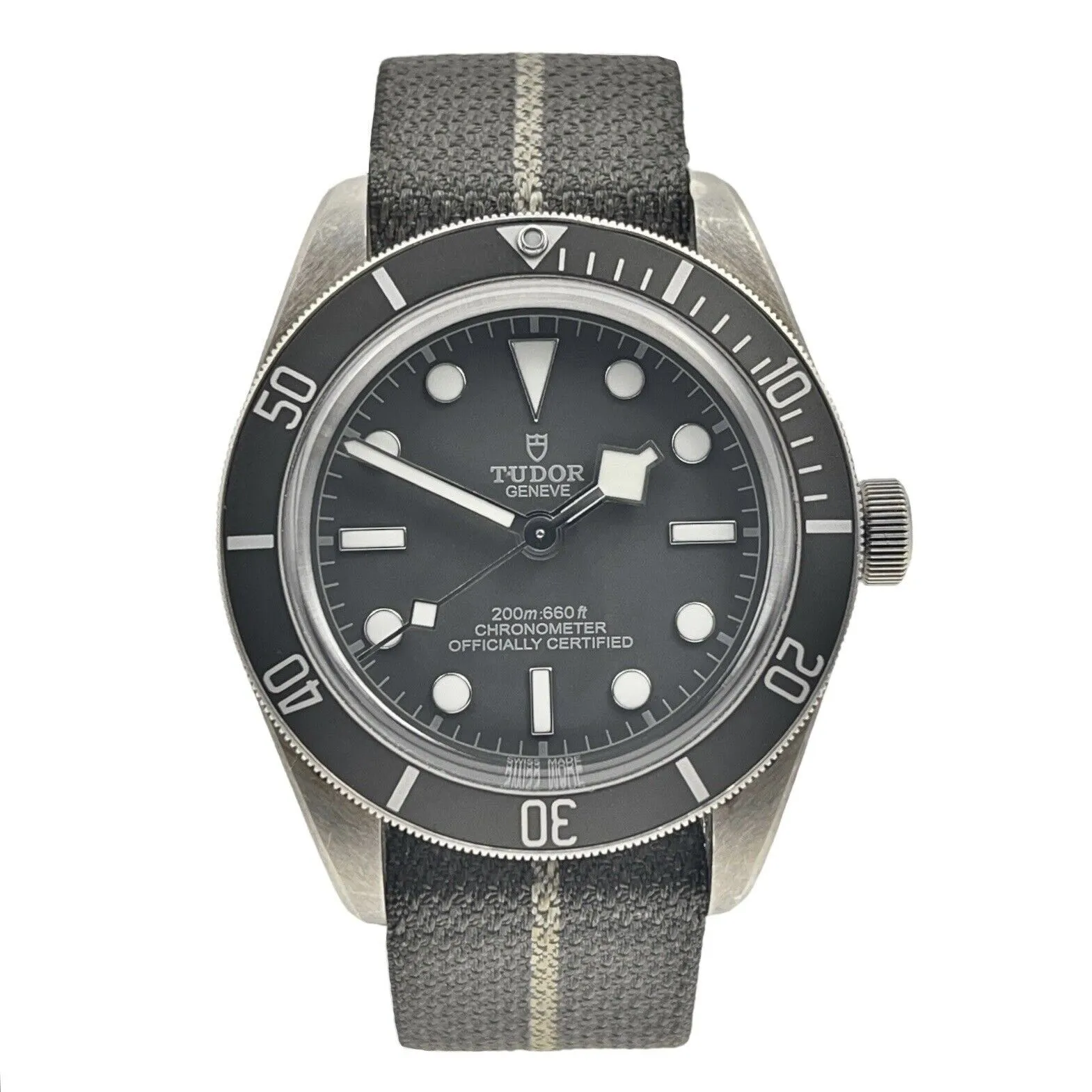 Tudor Black Bay Fifty Eight 925 Silver Fabric Strap 79010SG Pre-Owned 2023