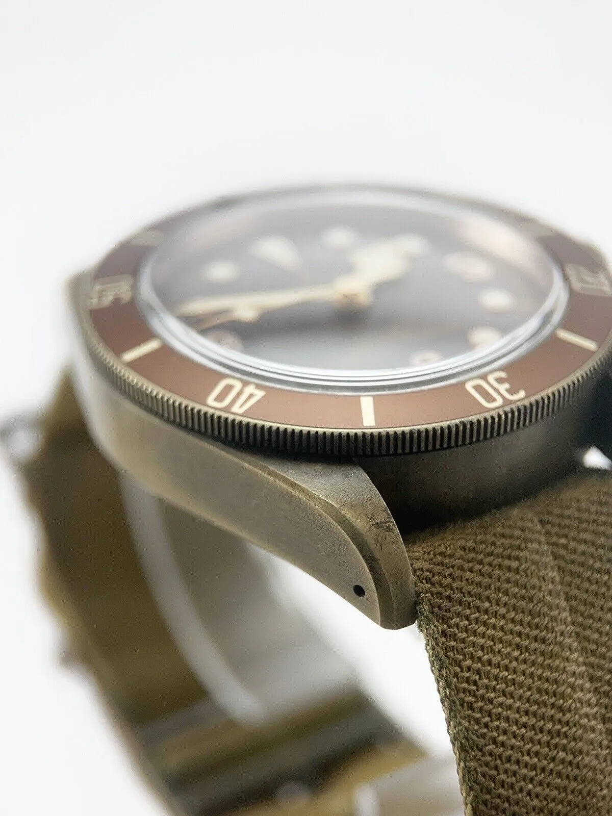 TUDOR Heritage Black Bay 79250B Bronze Brown Dial Automatic Men's Watch B&P