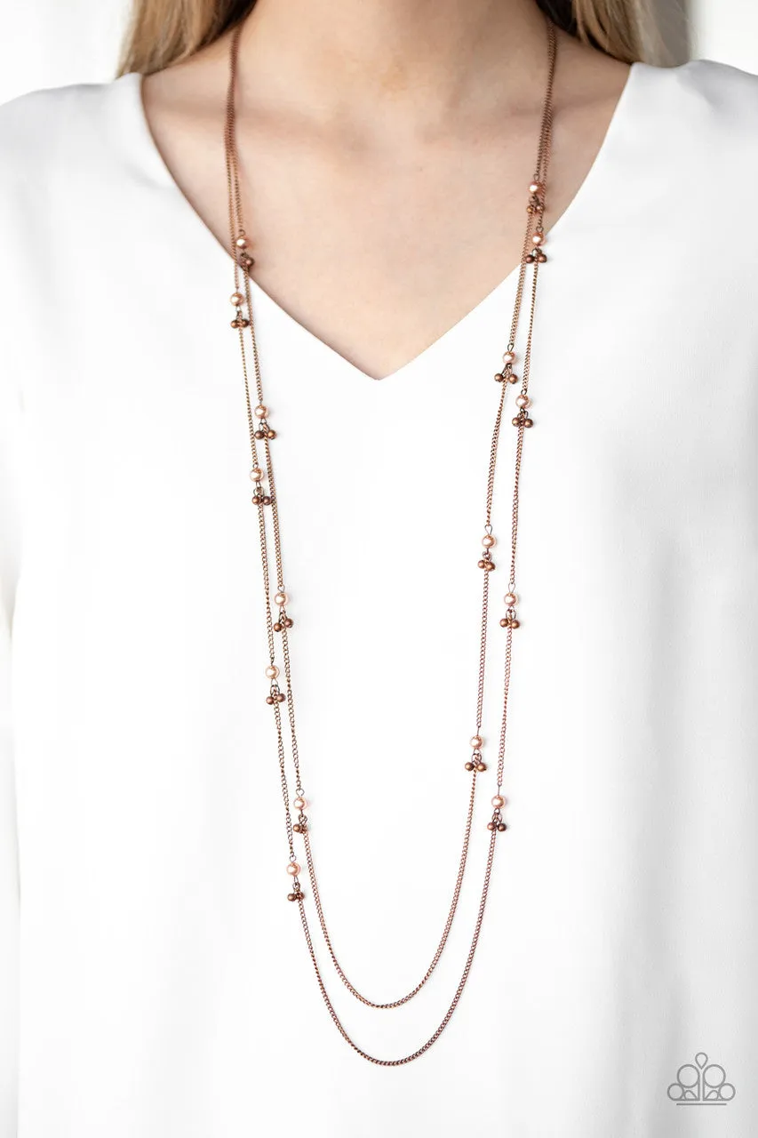 Ultrawealthy Copper Paparazzi Necklace