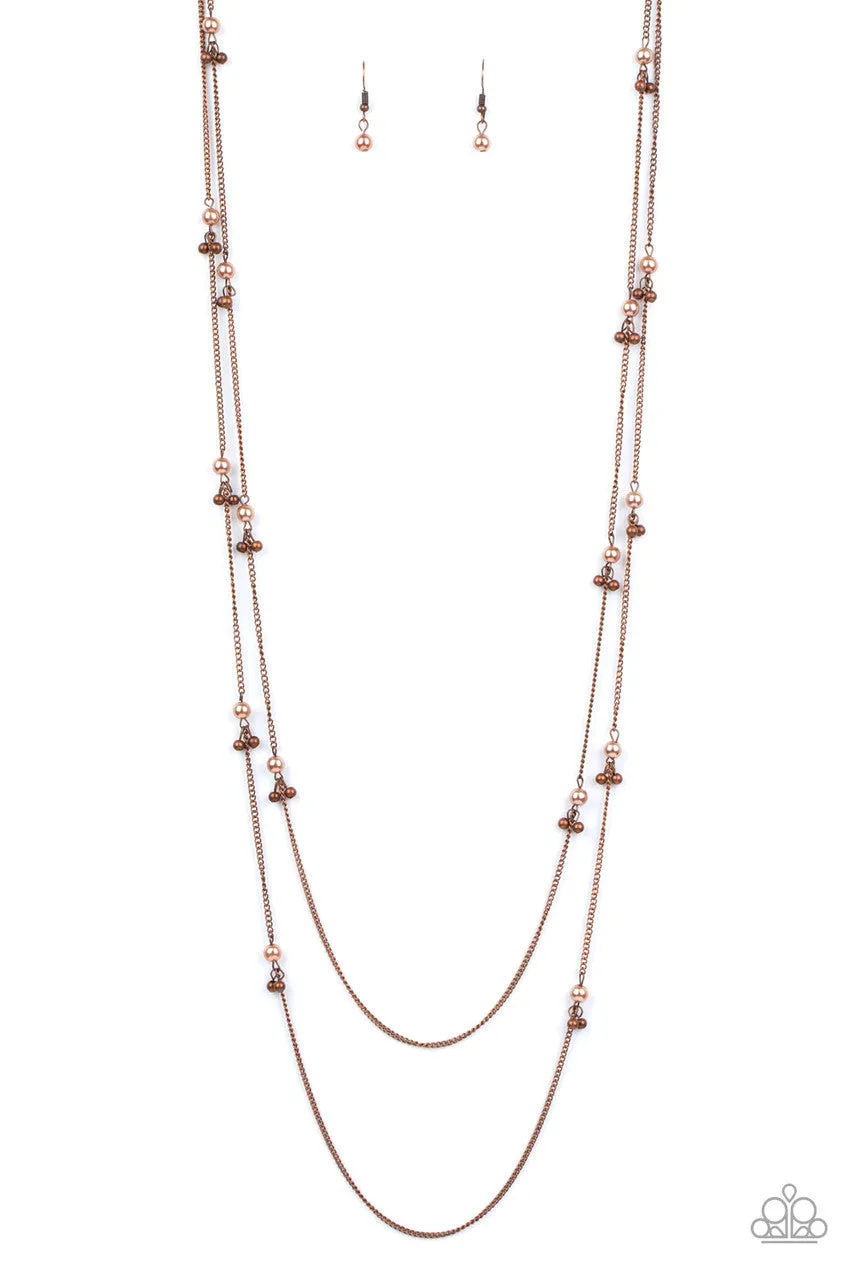 Ultrawealthy Copper Paparazzi Necklace