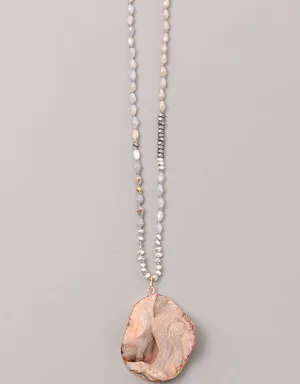 Vintage Snoot Moonstone Necklace in Natural
