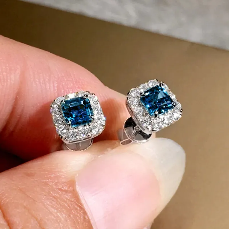 Women's Zirconia Ear Studs Earrings