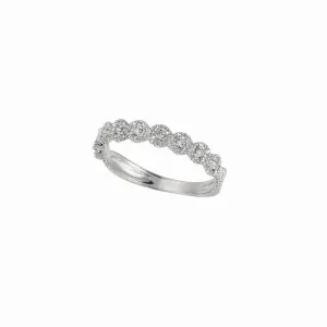 YELLOW GOLD DIAMOND STACK RING 14K GOLD (0.2 CTW)